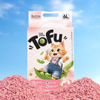 Peach Tofu Cat Litter with Peas(6L/2.4kg)